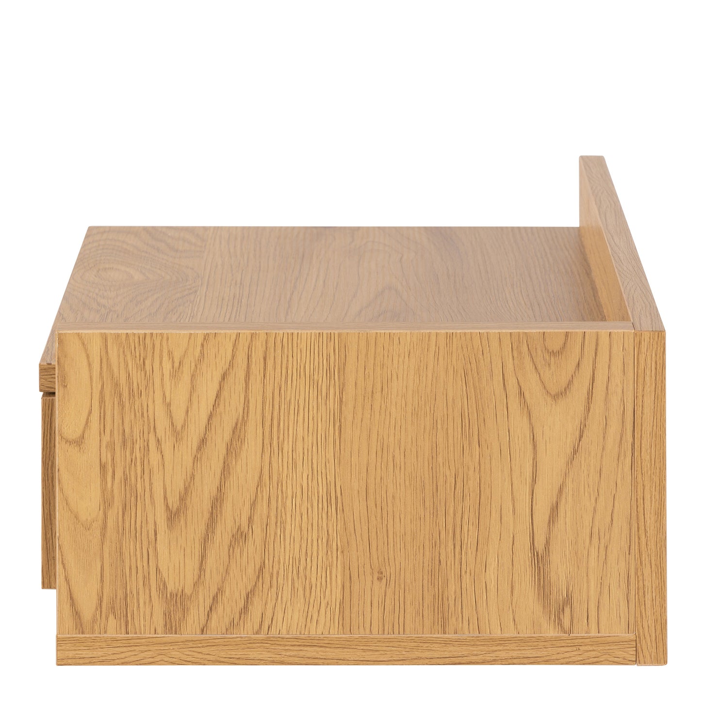 Ashlan Square Bedside Cabinet with 1 Drawers in Oak