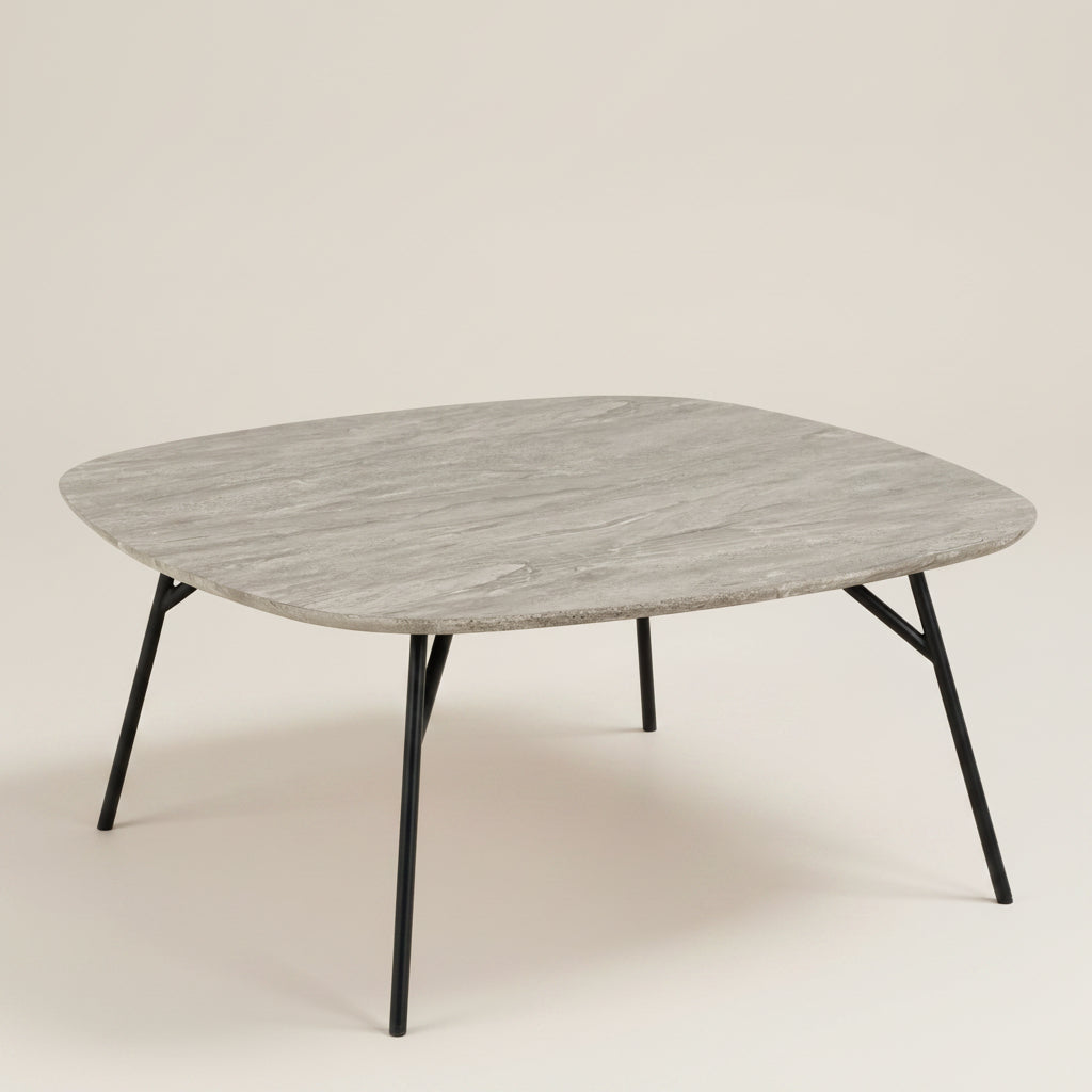 Ardell Coffee Table in Grey Marble Effect