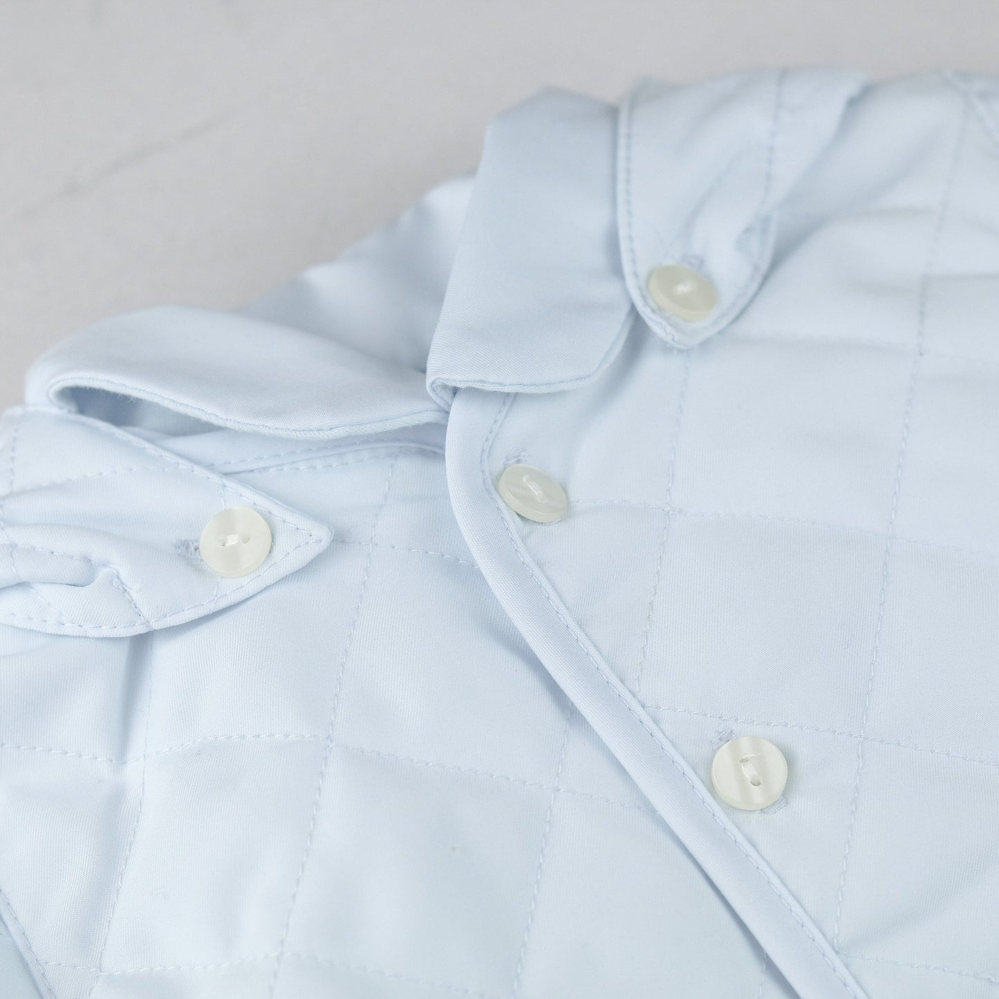 Curtis Blue Quilted Jacket with Hood