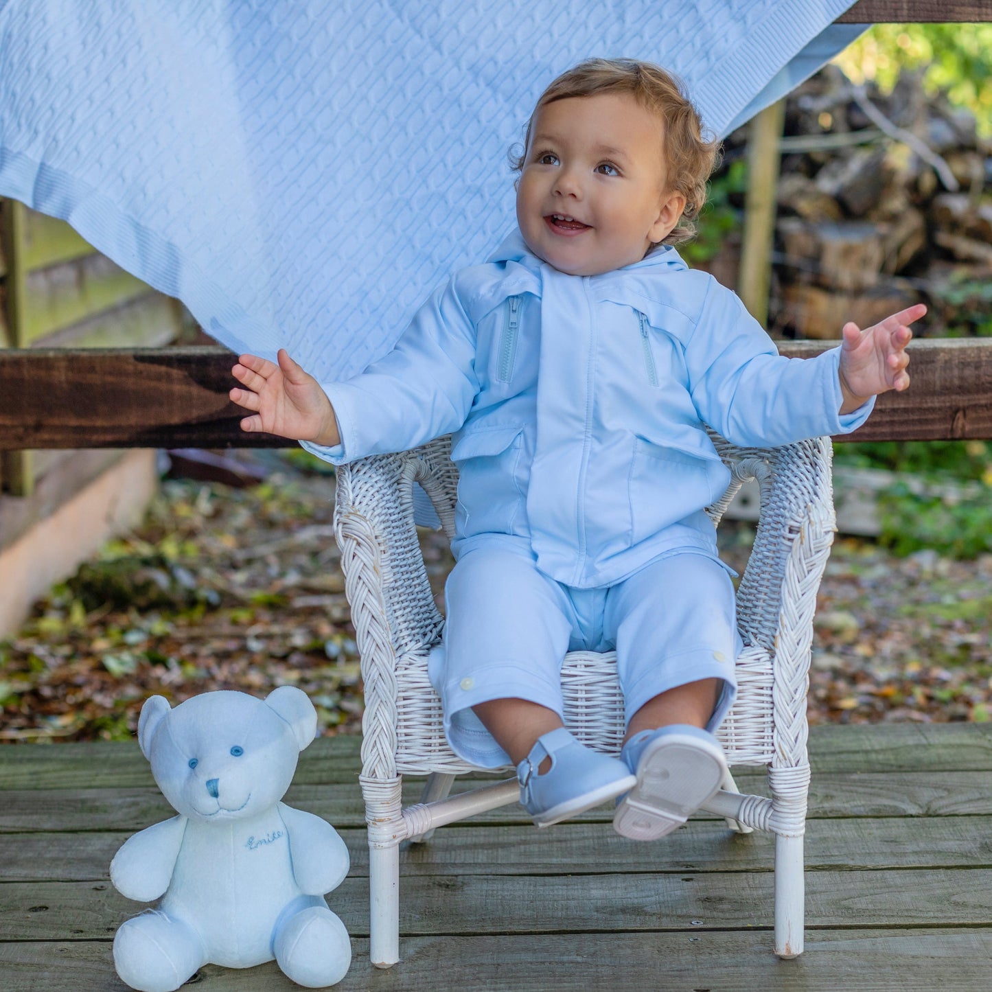 Benji Blue Hooded Jacket