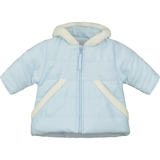 Ethan Baby Boys Microfibre Winter Jacket with Hood