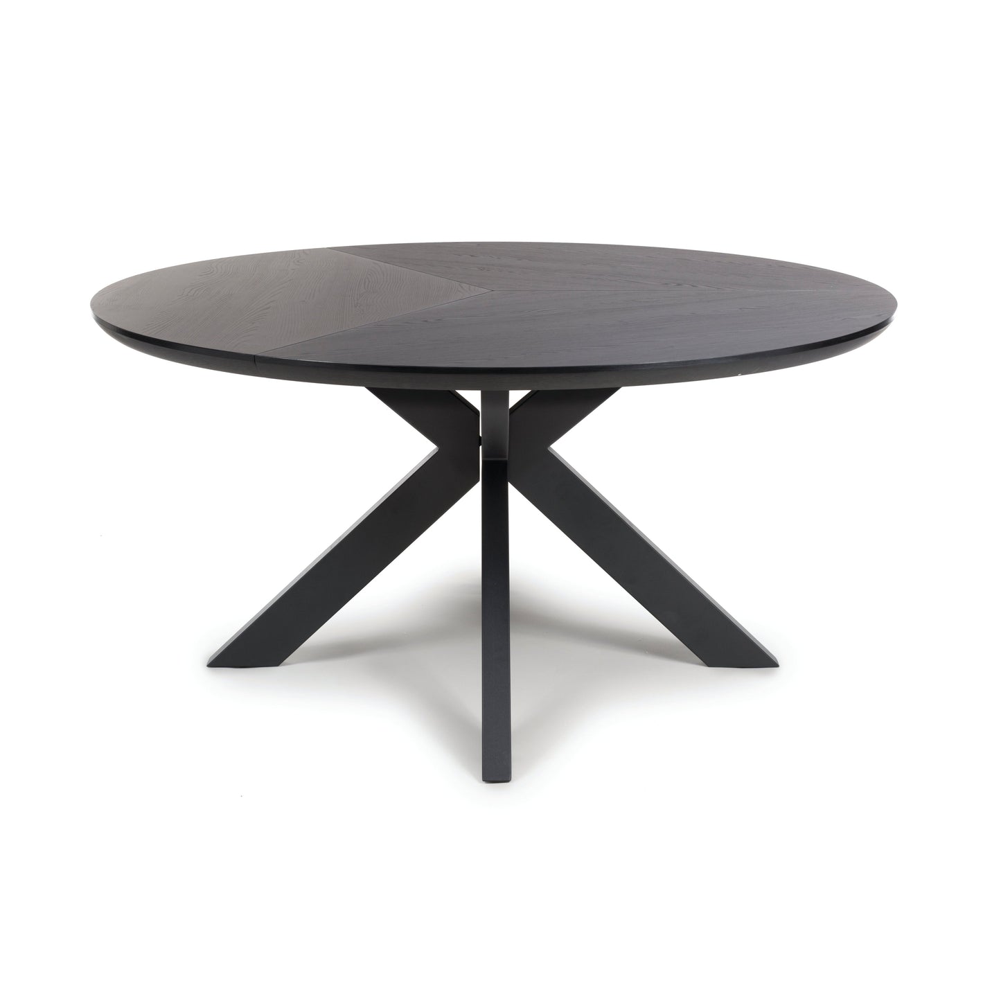 Kaelon Round Dining Table 150 cm – Black Ash