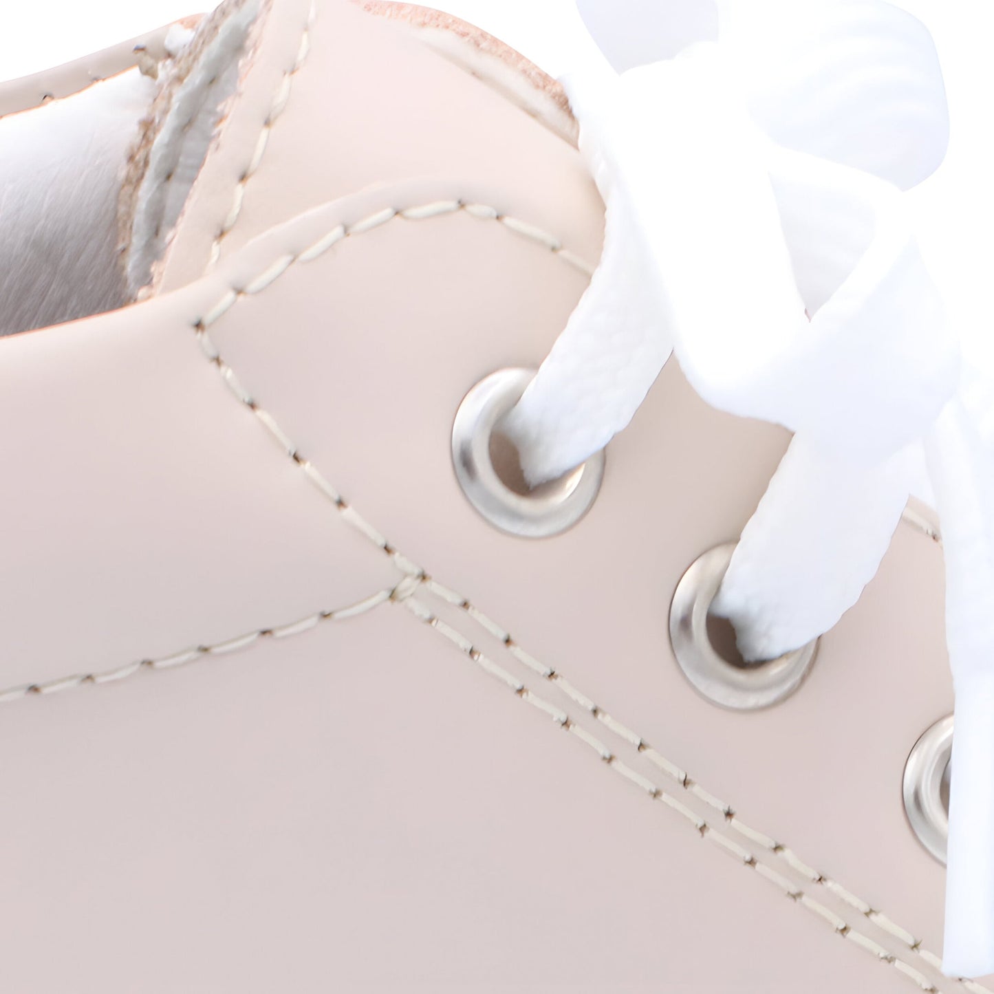 'Luca' Boys Nude Leather with Brown Suede High-Tops