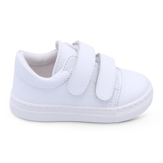 'Rodrigo' Boys White Leather Trainers