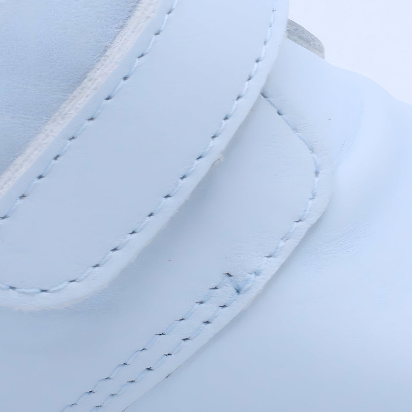 'Sergio' Boys Pale Blue Leather Velcro Boots