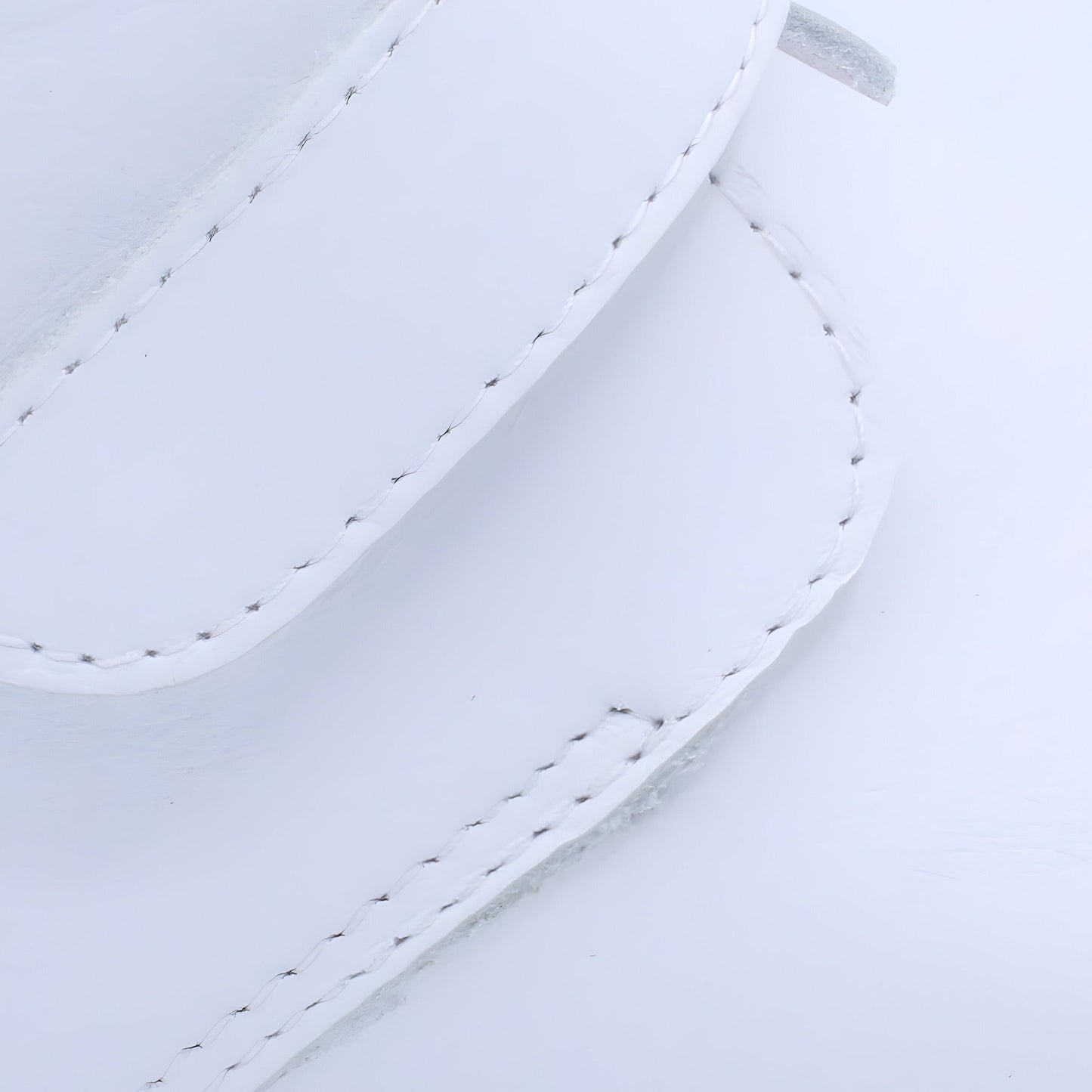 'Sergio' Boys White Leather Velcro Boots